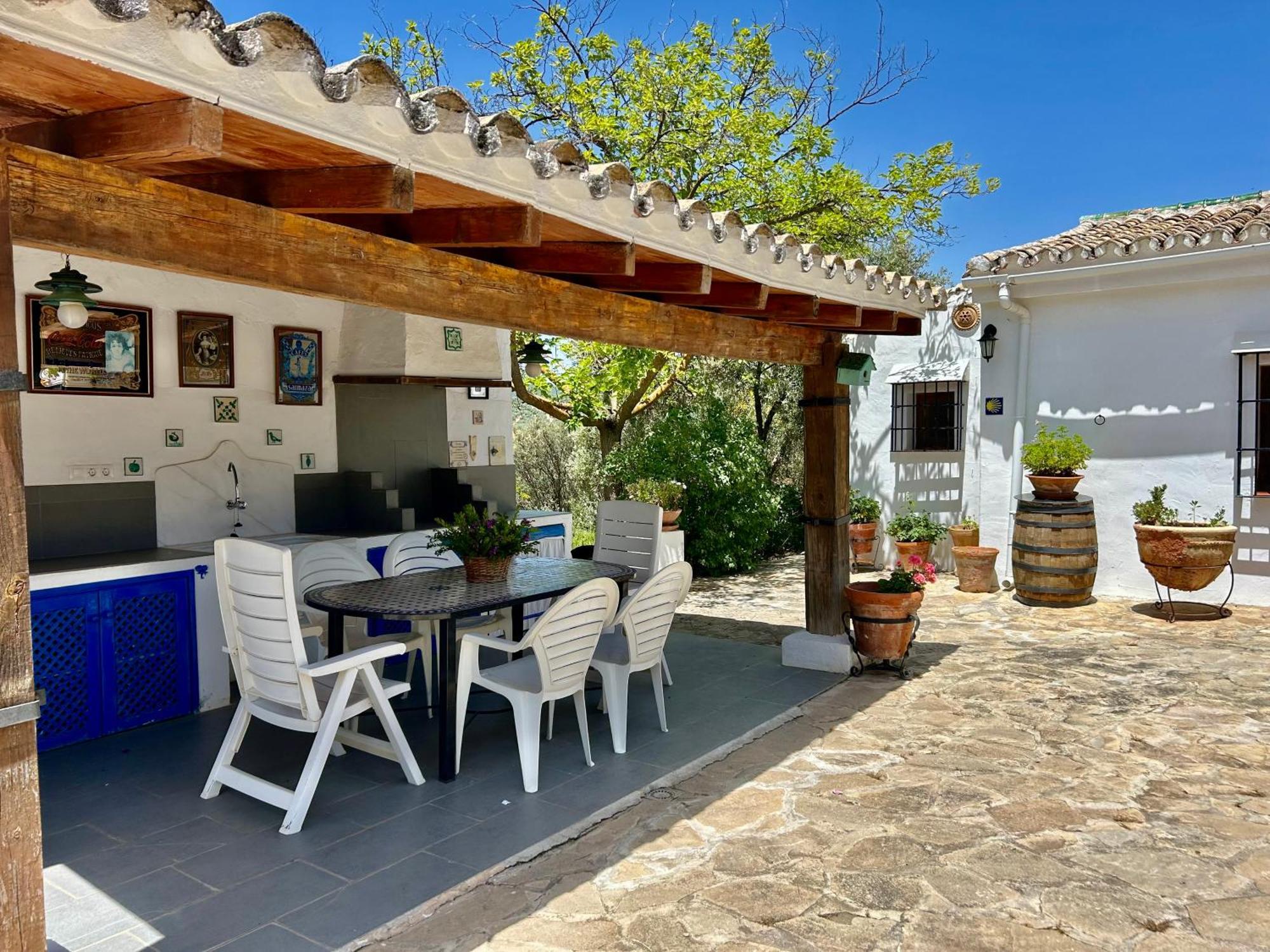 Refugio Andaluz Con Piscina Entre Olivos Villanueva de Tapia Екстериор снимка