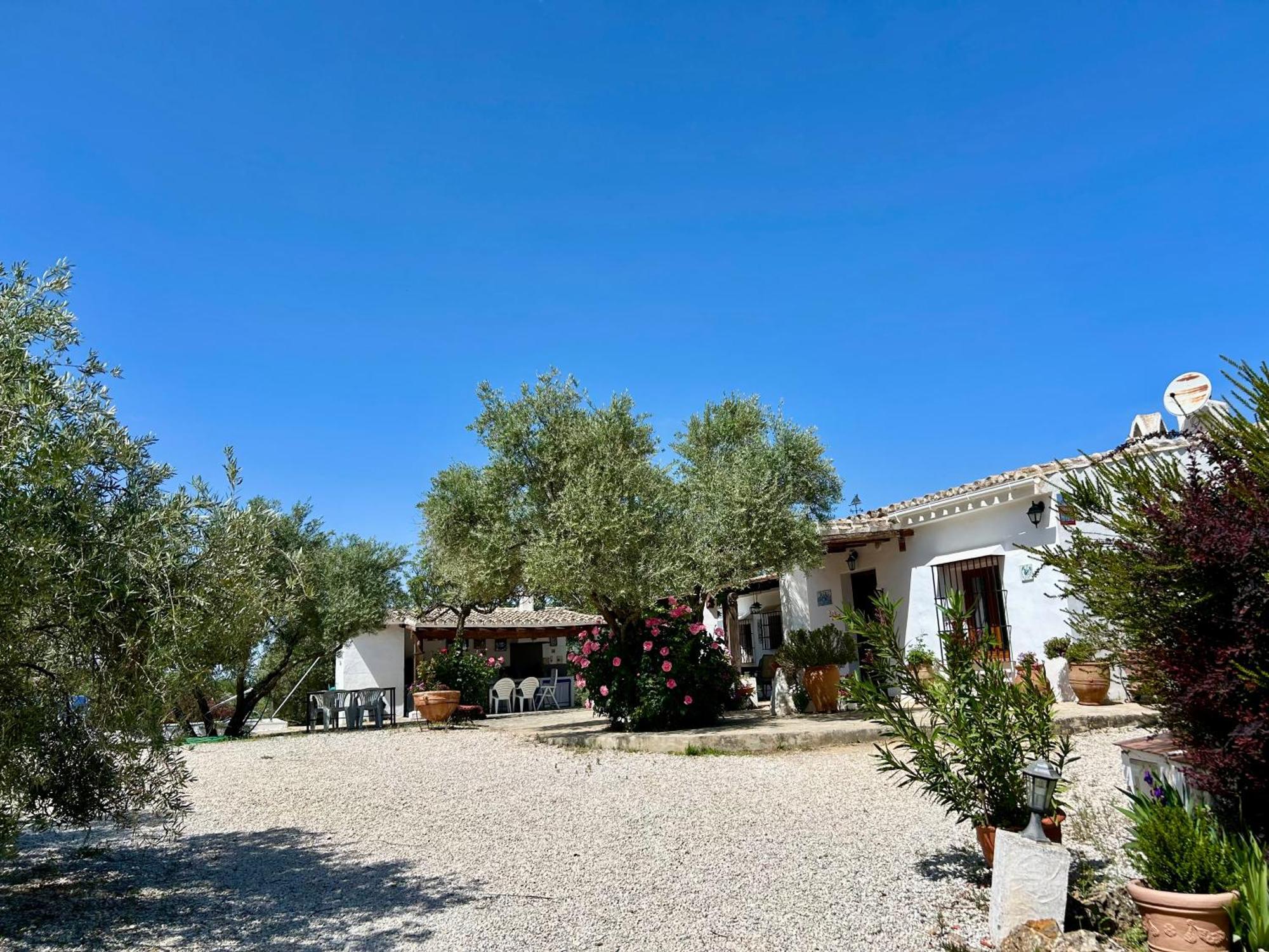 Refugio Andaluz Con Piscina Entre Olivos Villanueva de Tapia Екстериор снимка